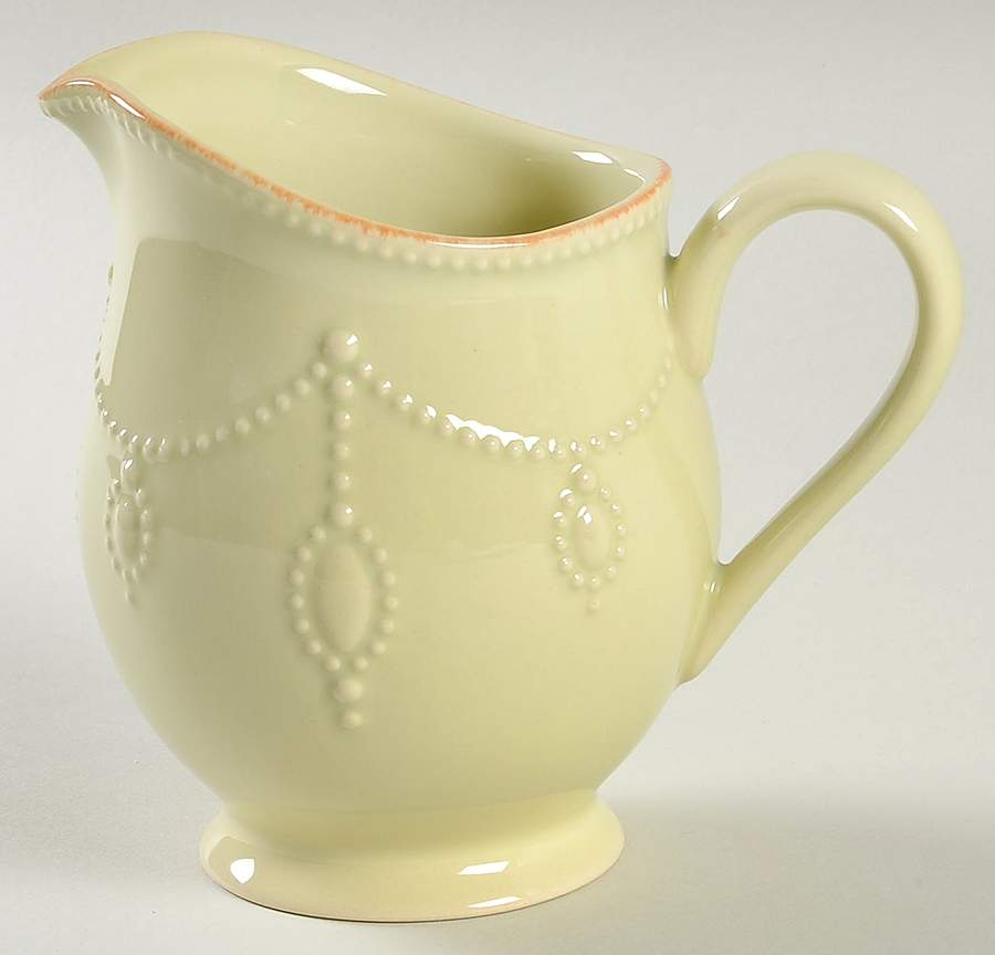 French Perle Pistachio Creamer by Lenox-1