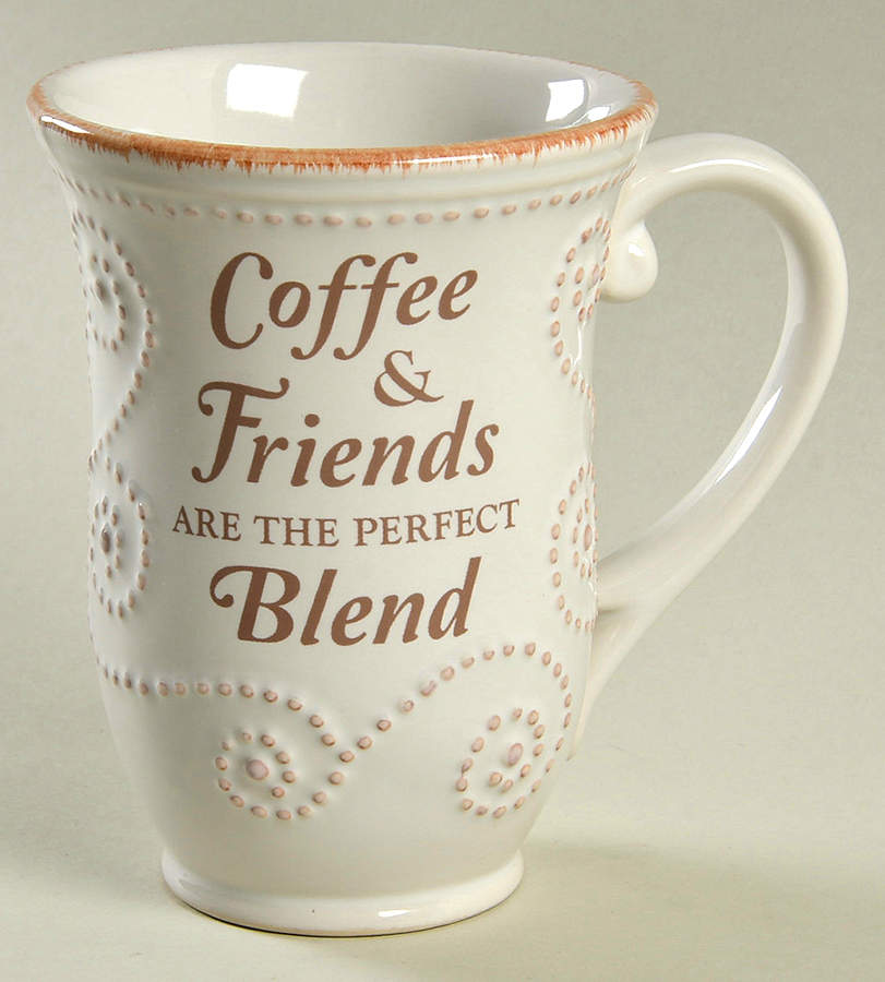 French Perle White Sentiment Mug by Lenox-1