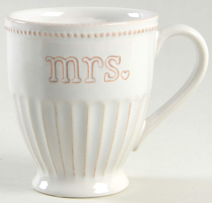 French Perle White Sentiment Mug by Lenox-1