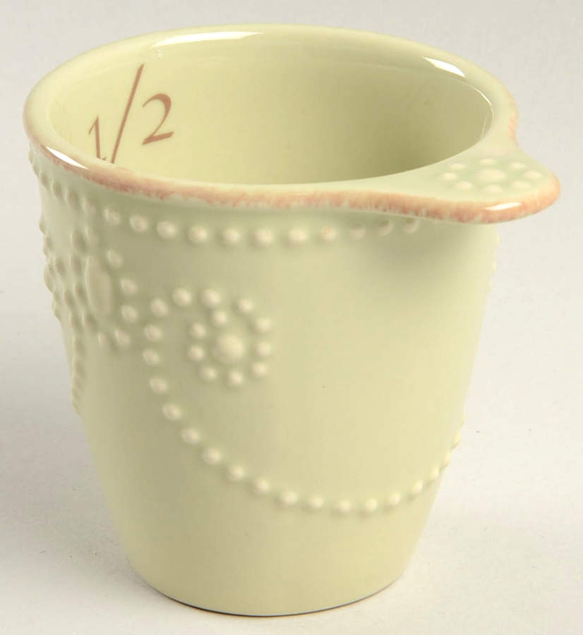 French Perle White 1/2 Cup Measuring Cup by Lenox-1