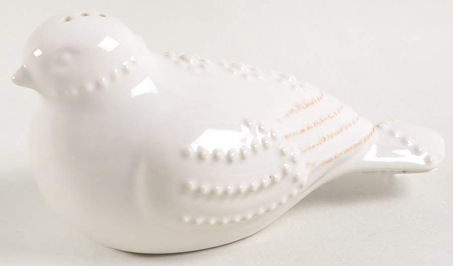 French Perle White Pepper Shaker by Lenox-1