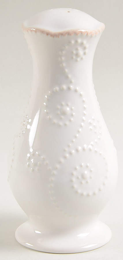 French Perle White Pepper Shaker by Lenox-1