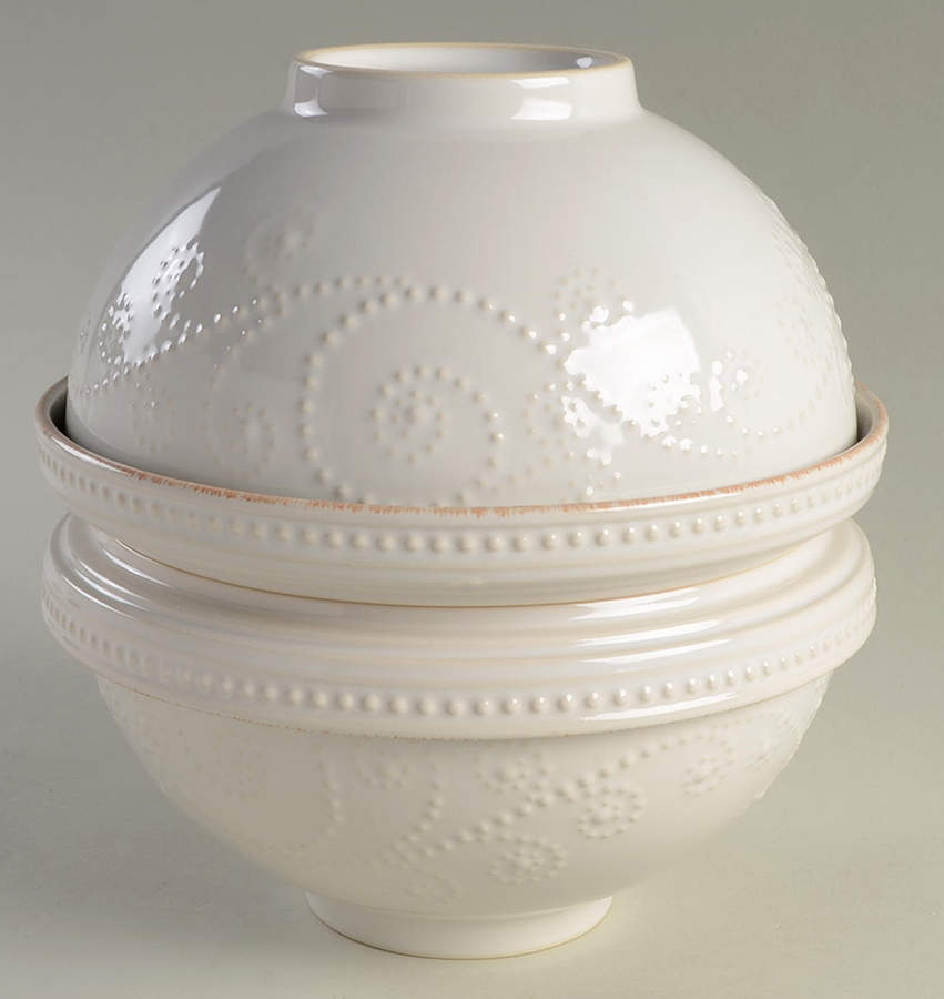 French Perle White (8 Pc) Nesting Set (2-SP, APB5, APB6M1, APB7) by Lenox-1