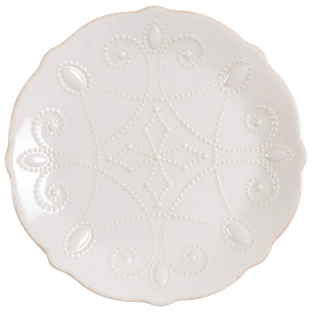French Perle White Dessert/Pie Plate by Lenox-1
