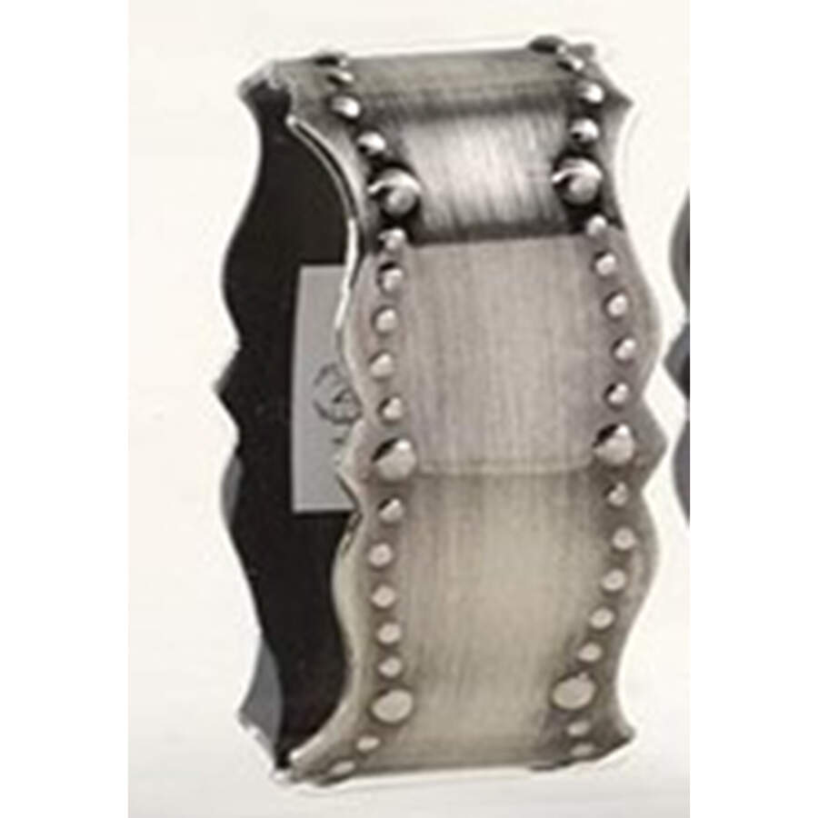 French Perle White Metal Napkin Ring by Lenox-1