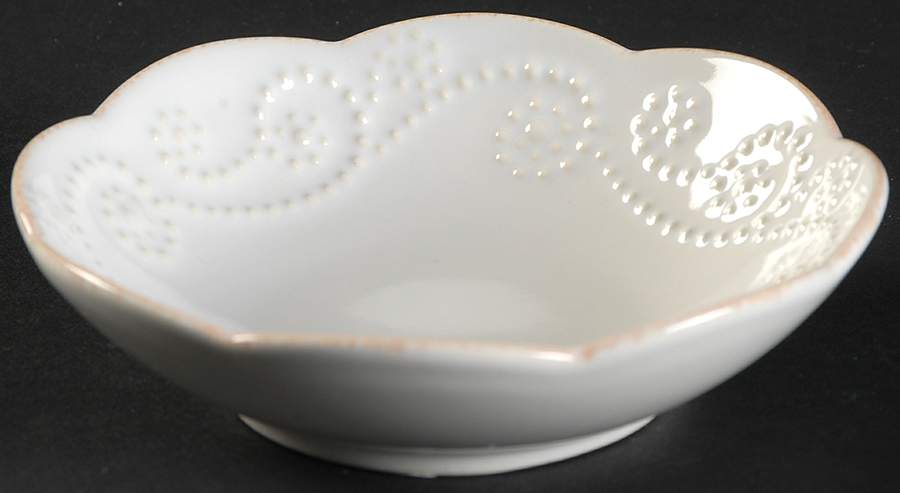 French Perle White Individual Dip Dish by Lenox-1
