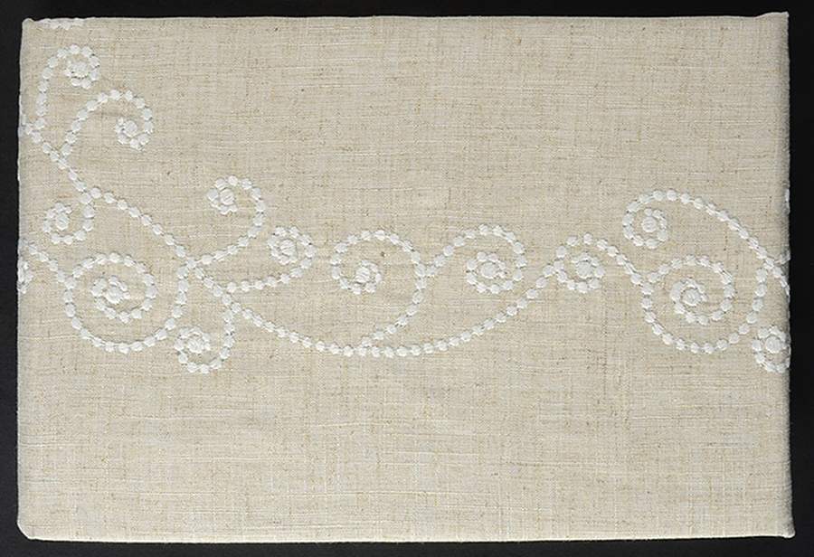 French Perle White 60" X 120" Rectangular Tablecloth by Lenox-1