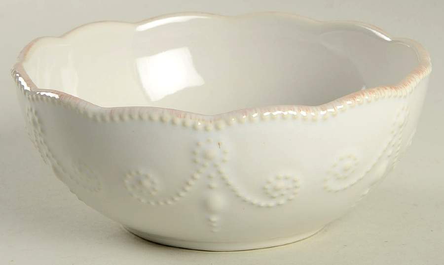 French Perle White Dip Bowl (for Dip and Spreader) by Lenox-1