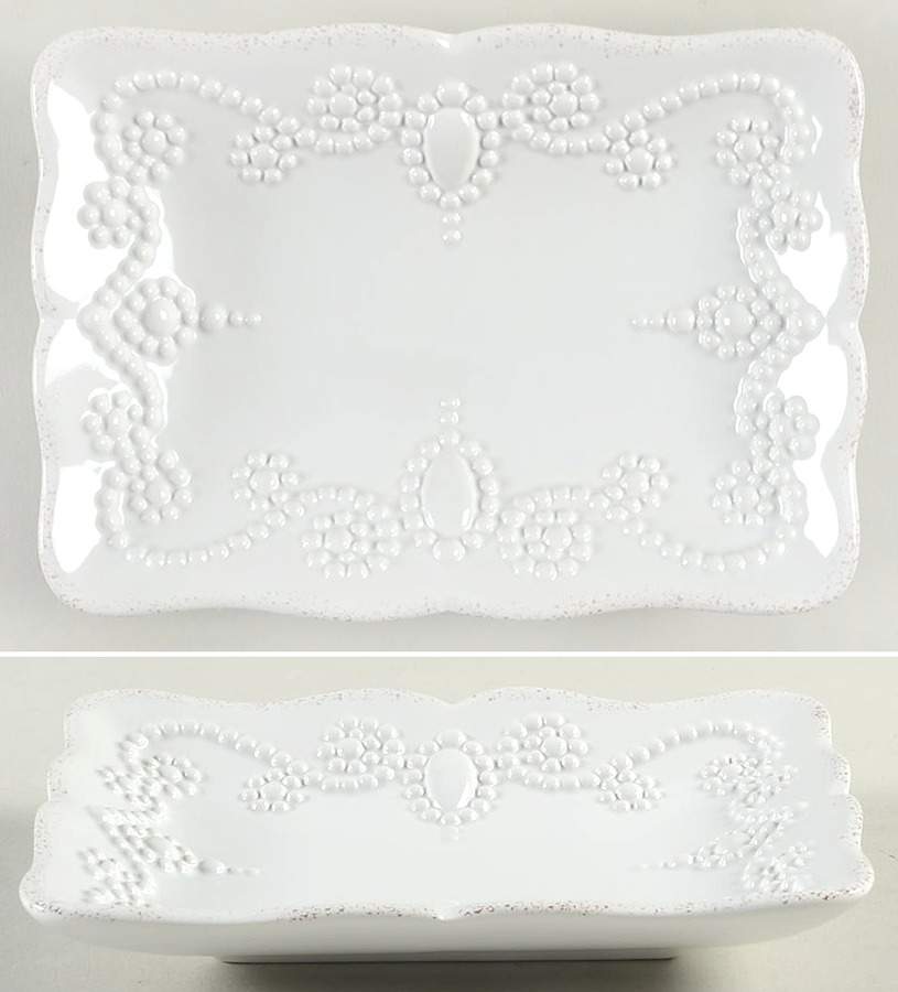 French Perle White Soap Dish by Lenox-1