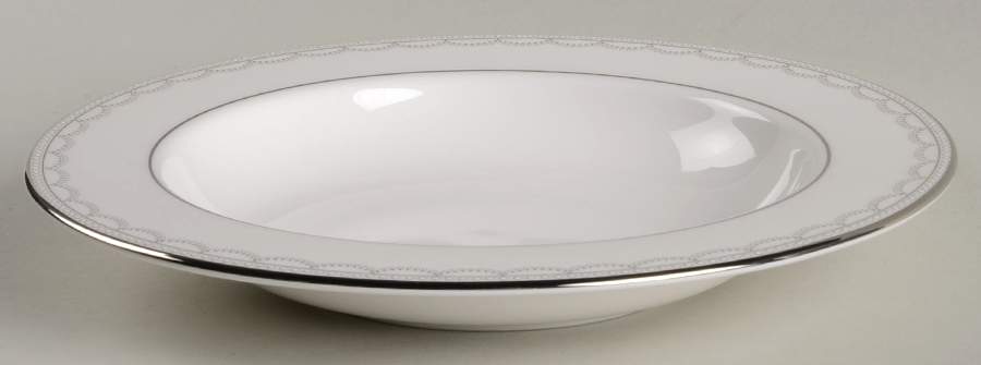 Iced Pirouette 9" Soup/Pasta Bowl by Lenox-1
