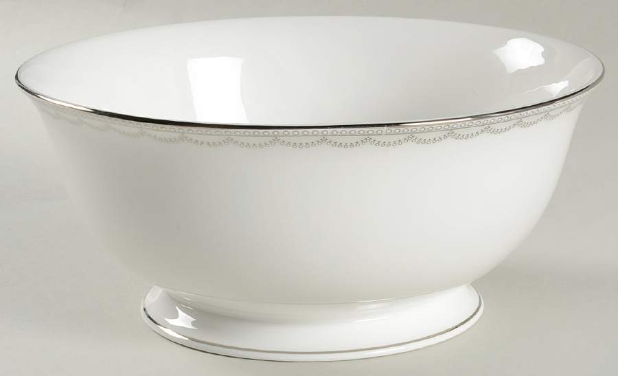 Iced Pirouette 8" Round Serving Bowl by Lenox-1