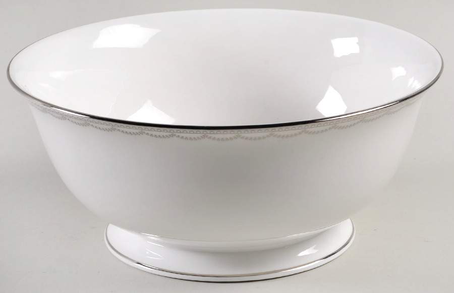 Iced Pirouette 8" Round Serving Bowl by Lenox-1
