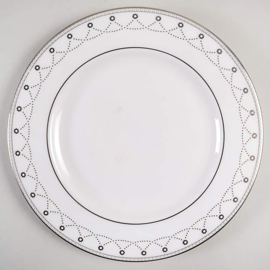 Iced Pirouette Salad Plate by Lenox-1