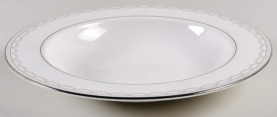 Iced Pirouette Rim Soup Bowl by Lenox-1