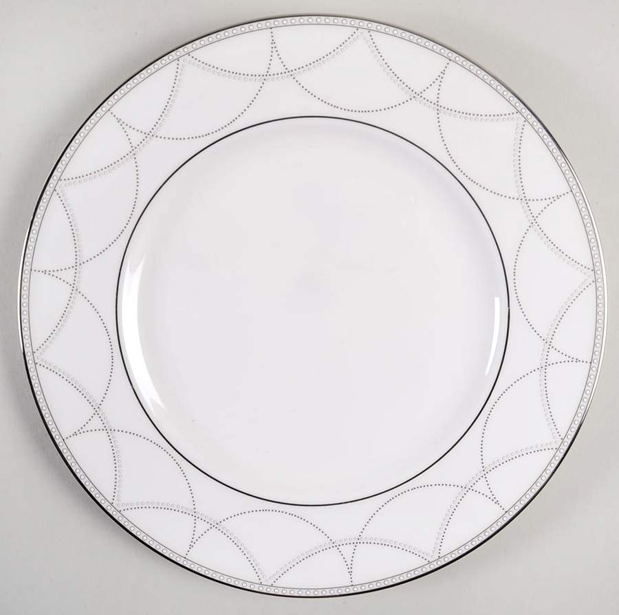 Iced Pirouette Accent Luncheon Plate by Lenox-1