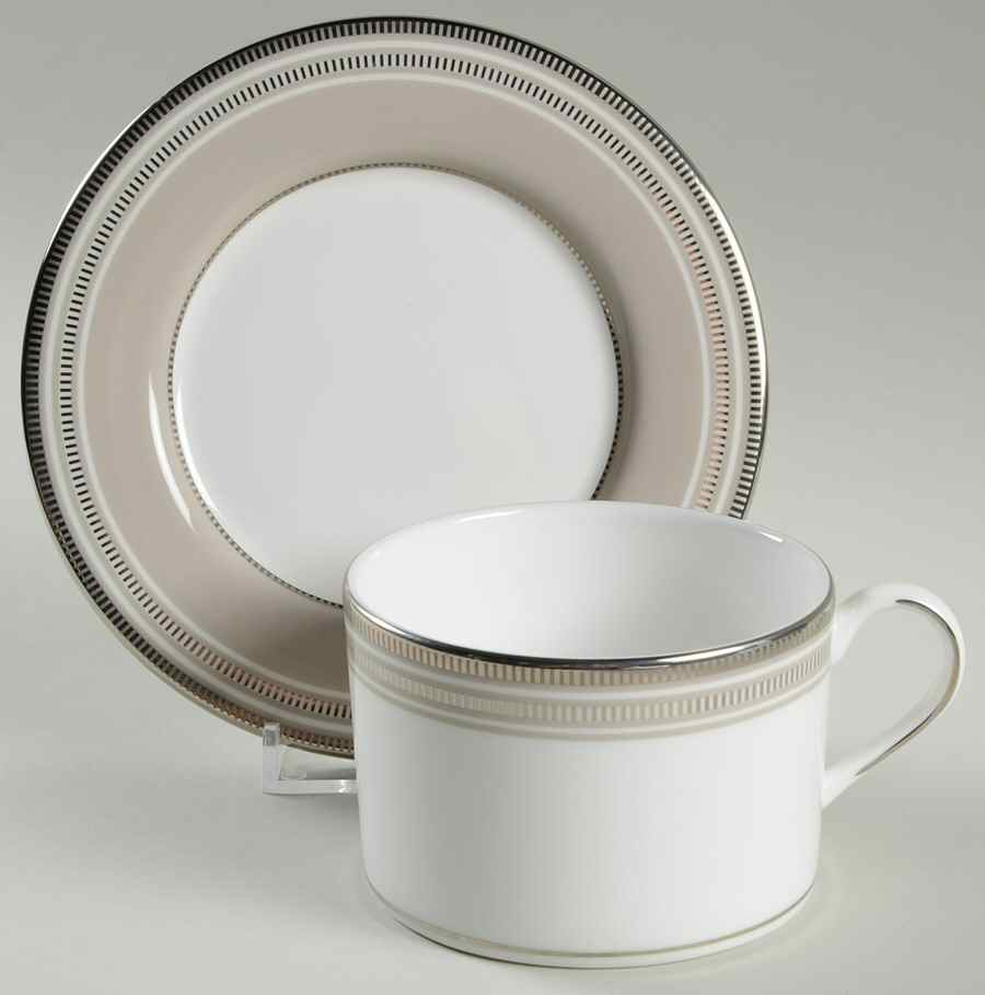 Palmetto Bay Flat Cup & Saucer Set by Lenox-1
