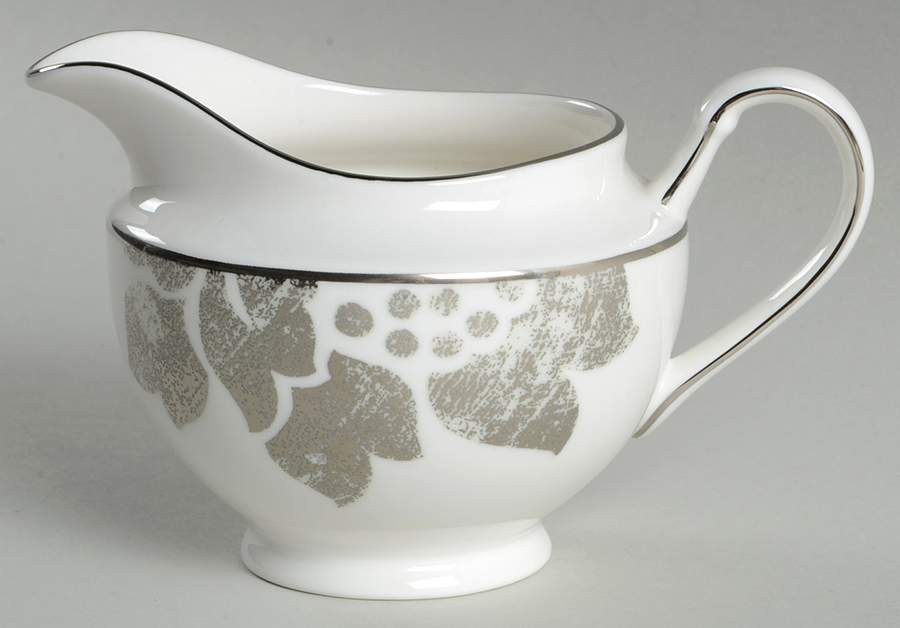 Silver Applique Creamer by Lenox-1
