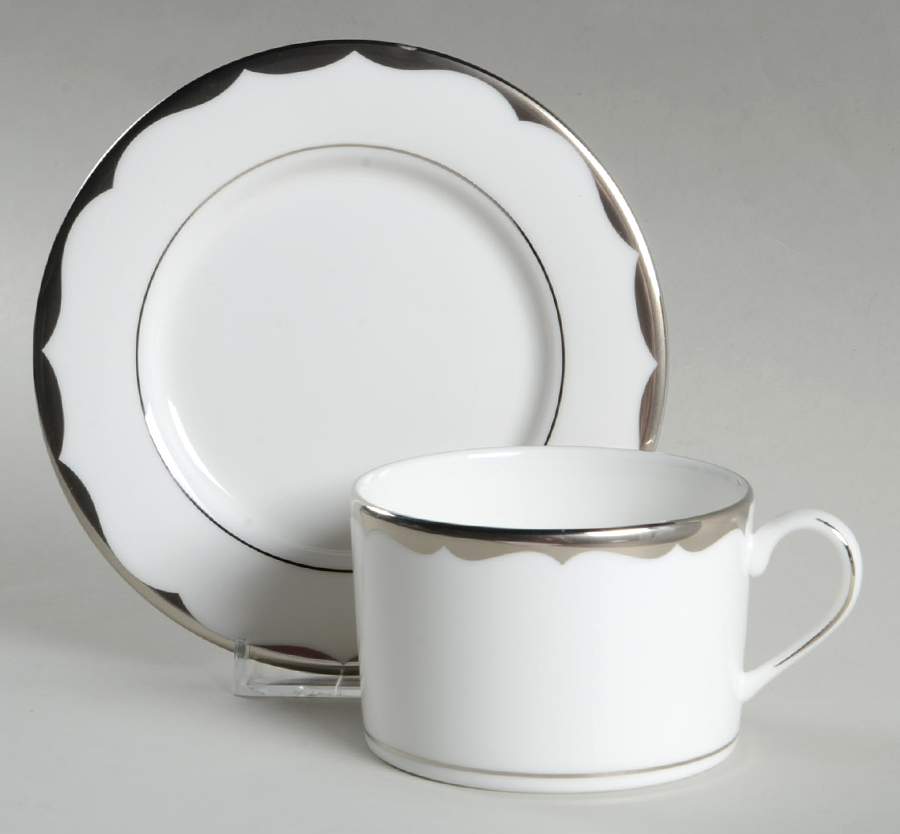 Trimble Place Flat Cup & Saucer Set by Lenox-1