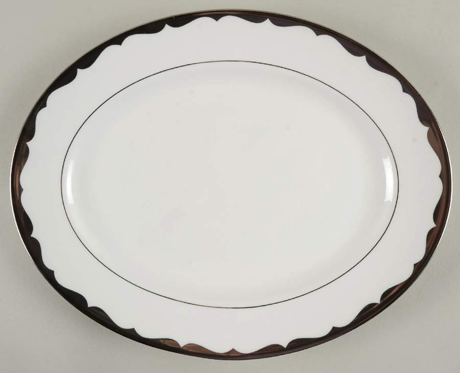 Trimble Place 13" Oval Serving Platter by Lenox-1