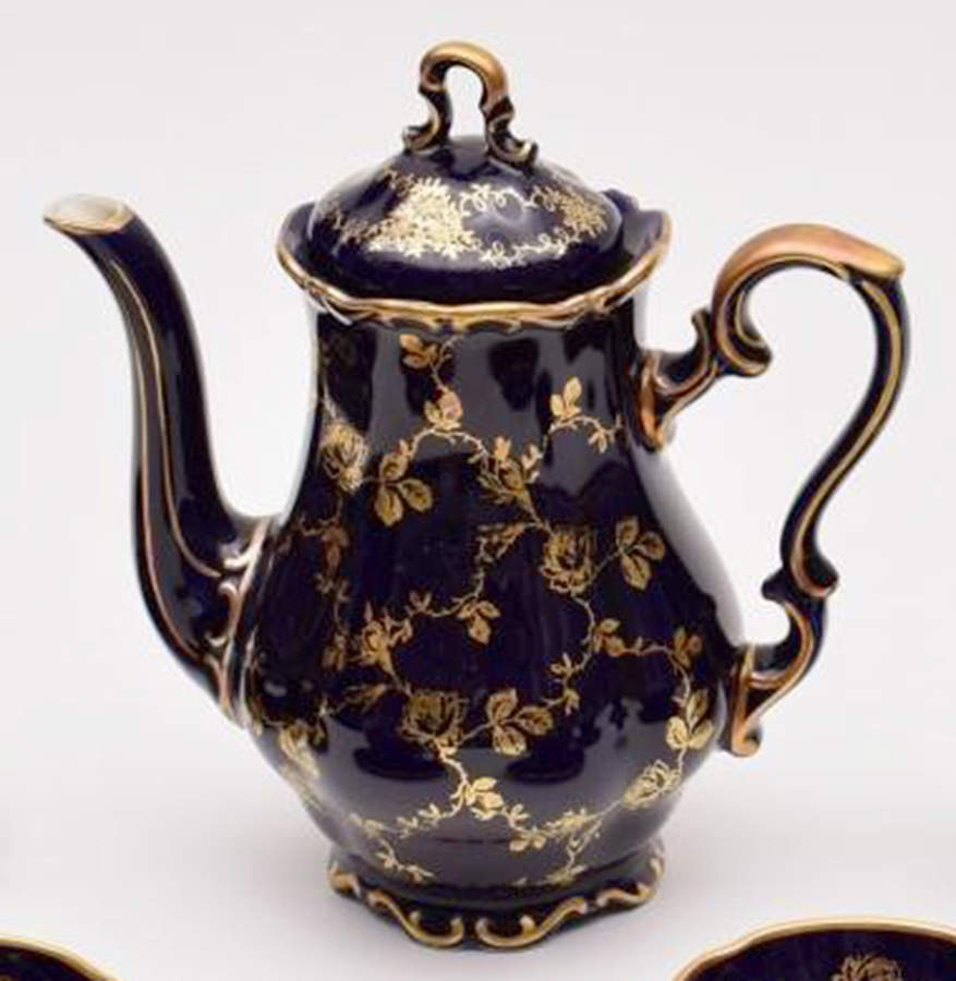 Rosengold Coffee Pot & Lid by Lindner-1