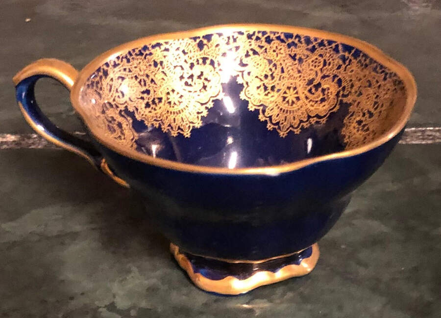Rosengold Footed Cup by Lindner-1