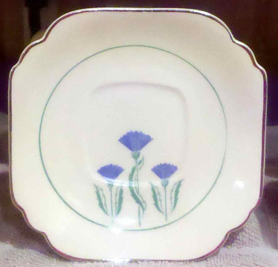 Cornflowers Saucer by Leigh Potters-1