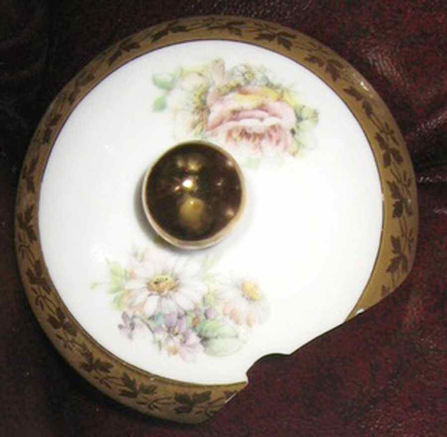 LIM516 Lid for Sugar Bowl by Limoges-French-1