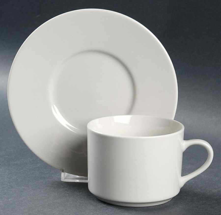 LV18 Flat Cup & Saucer Set by Lillian Vernon-1