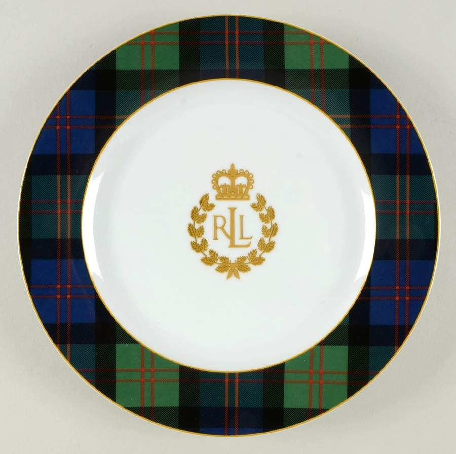 Knockhill Tartan Luncheon Plate by Ralph Lauren China-1