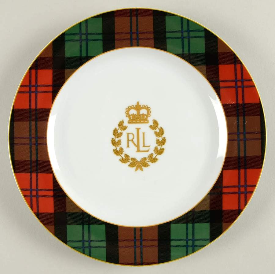 Knockhill Tartan Luncheon Plate by Ralph Lauren China-1