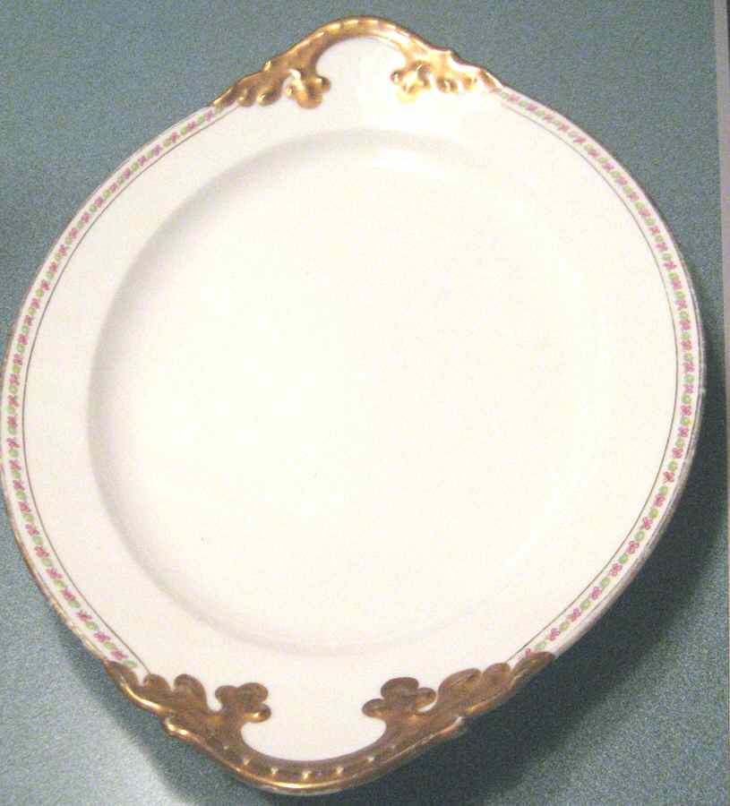 LIM517 Handled Cake Plate by Limoges-French-1