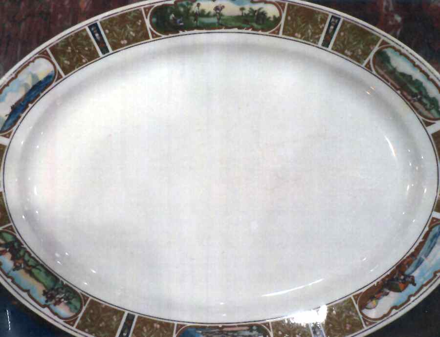 SCE55 14" Oval Serving Platter by Scammell-1