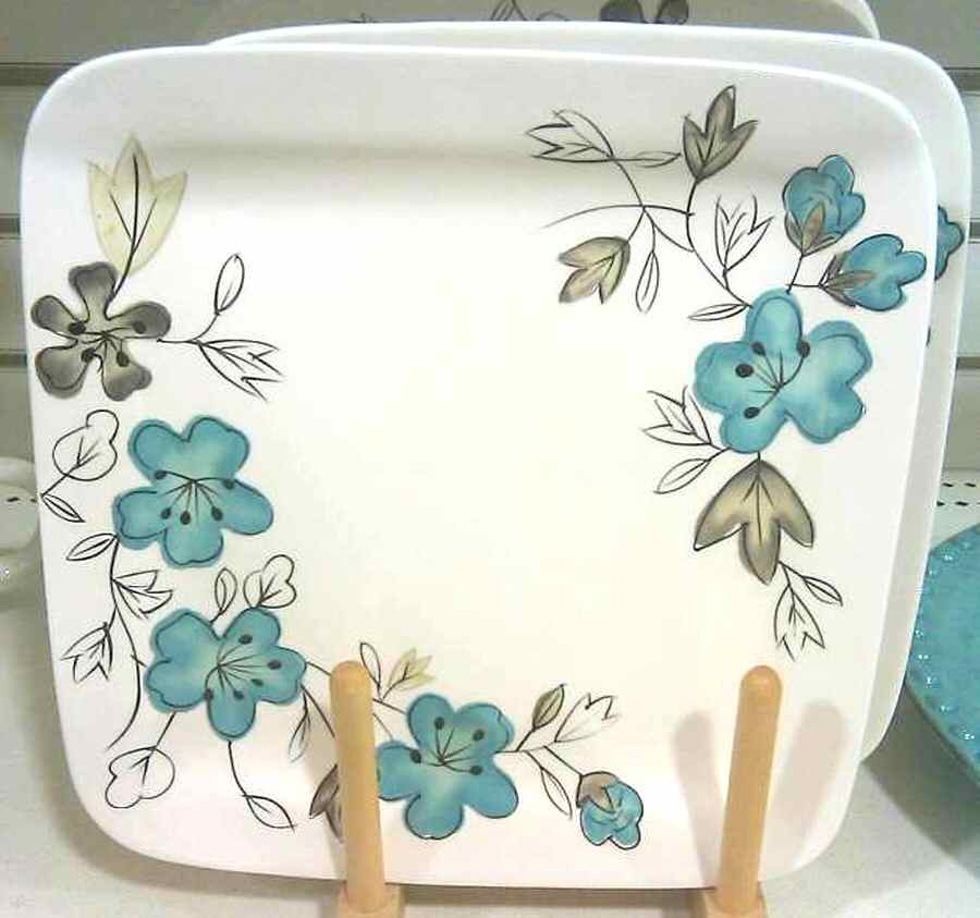LGA106 Square Dinner Plate by Laurie Gates-1