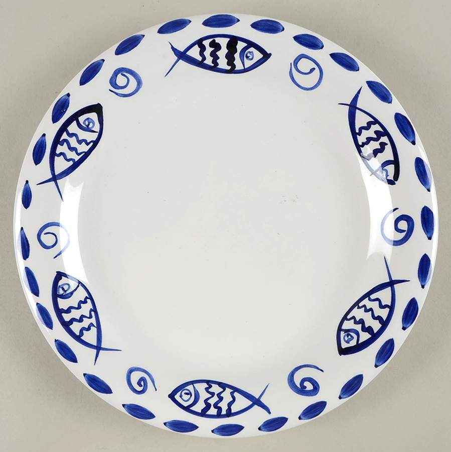 Pescada Dinner Plate by Living Art-1