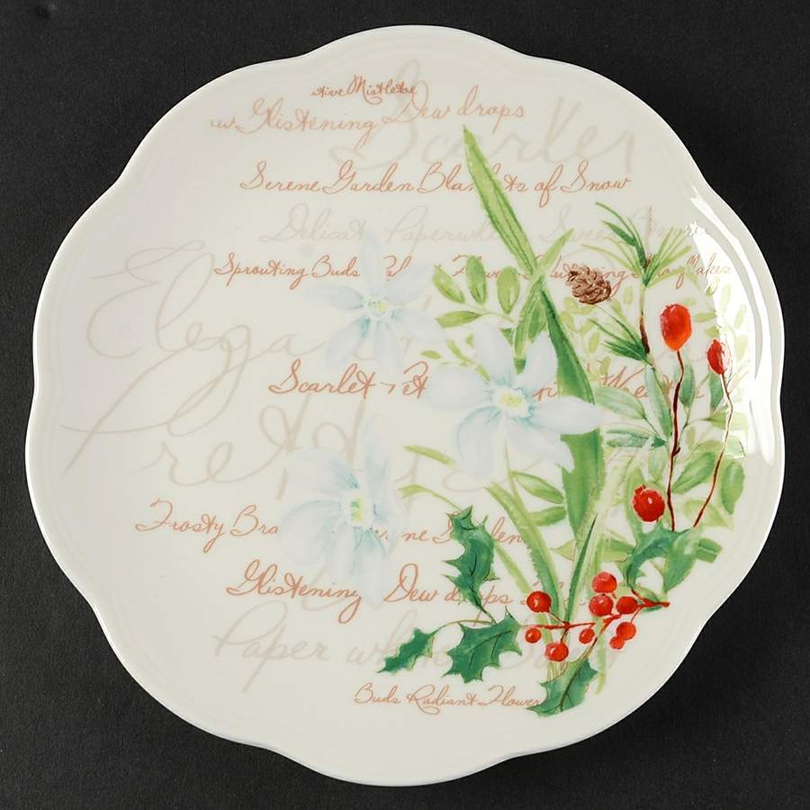 Winter Meadow Dessert/Pie Plate by Lenox-1