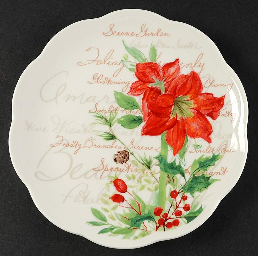 Winter Meadow Dessert/Pie Plate by Lenox-1