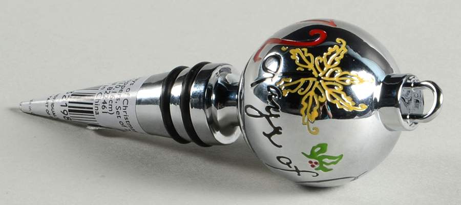 12 Days of Christmas Metal Wine Bottle Stopper by Lenox-1