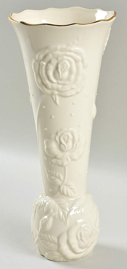 Ivory Rose 9" Bud Vase by Lenox-1
