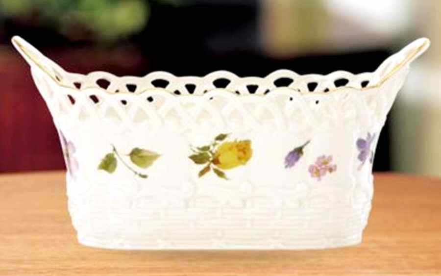Wildflower Basket Basket Bowl by Lenox-1
