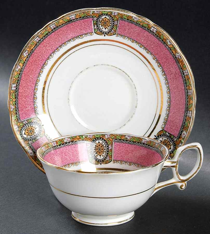Kiang Footed Cup & Saucer Set by William Lowe-1