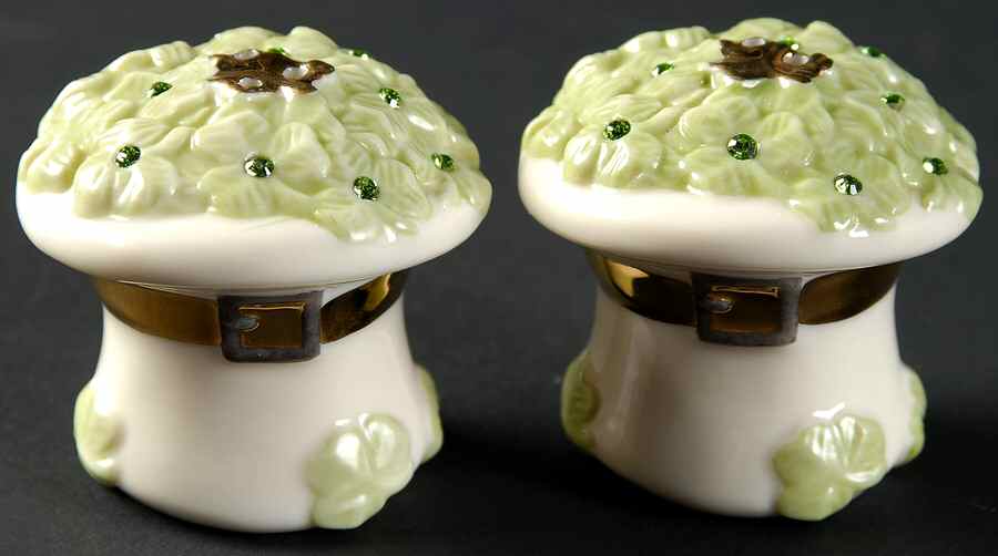 Irish Holiday Gems Individual Salt & Pepper Set by Lenox-1