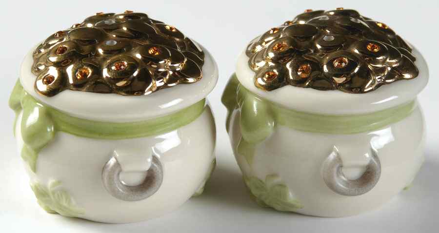 Irish Holiday Gems Individual Salt & Pepper Set by Lenox-1