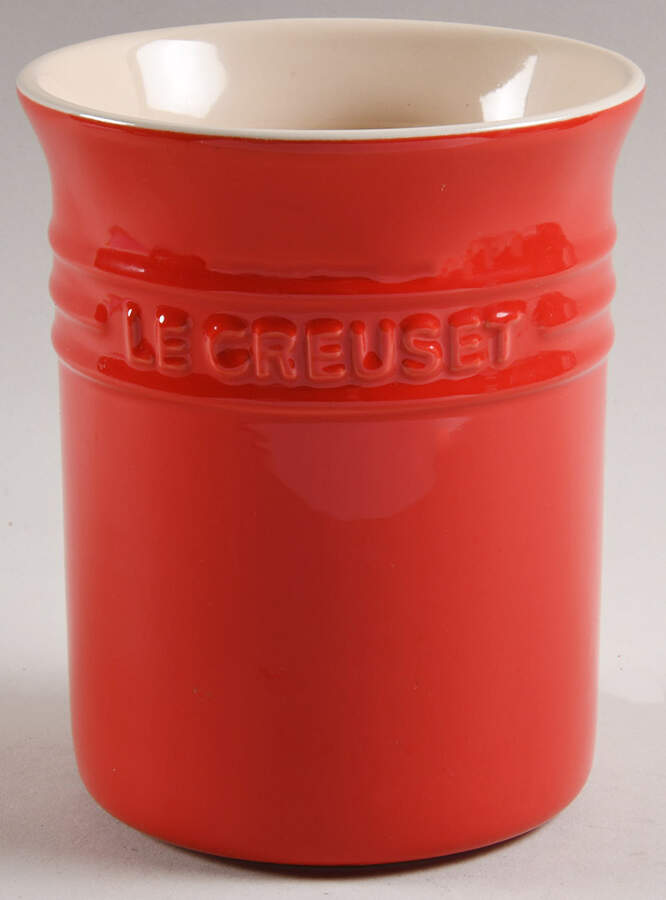 Red Apple Utensil Holder by Le Creuset-1