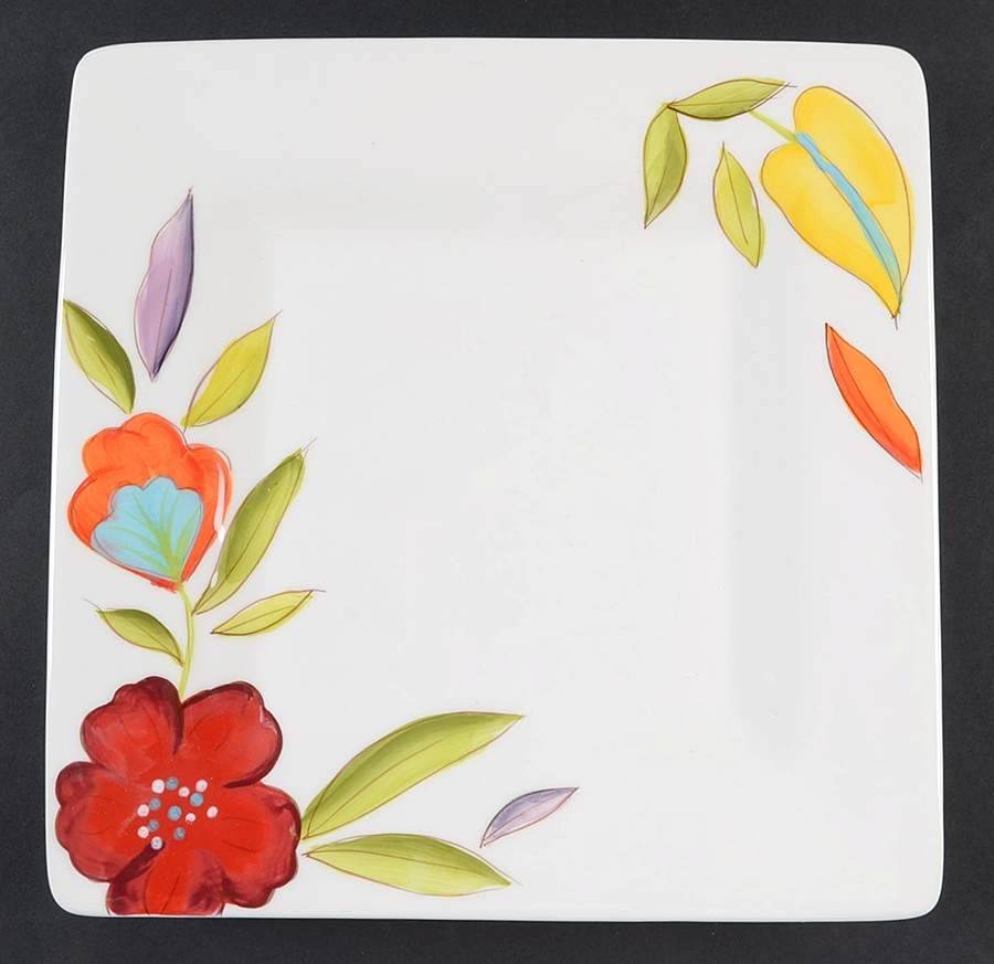 Chloe Square Dinner Plate by Laurie Gates-1