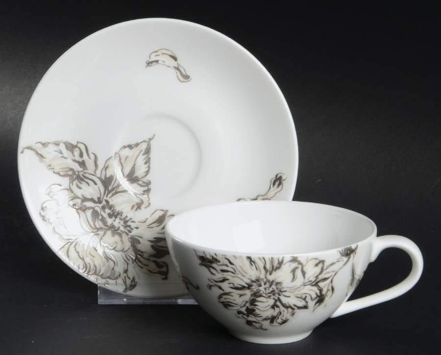Bouquet Flat Cup & Saucer Set by Ralph Lauren China-1