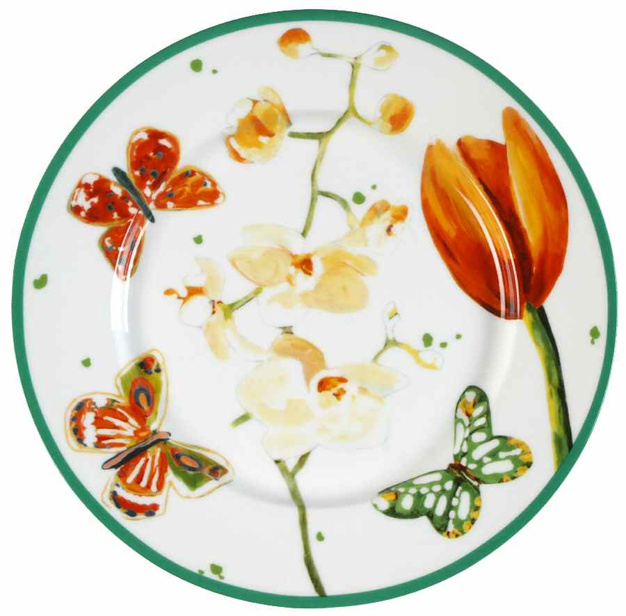 Petals Salad Plate by Lulu Dk-1
