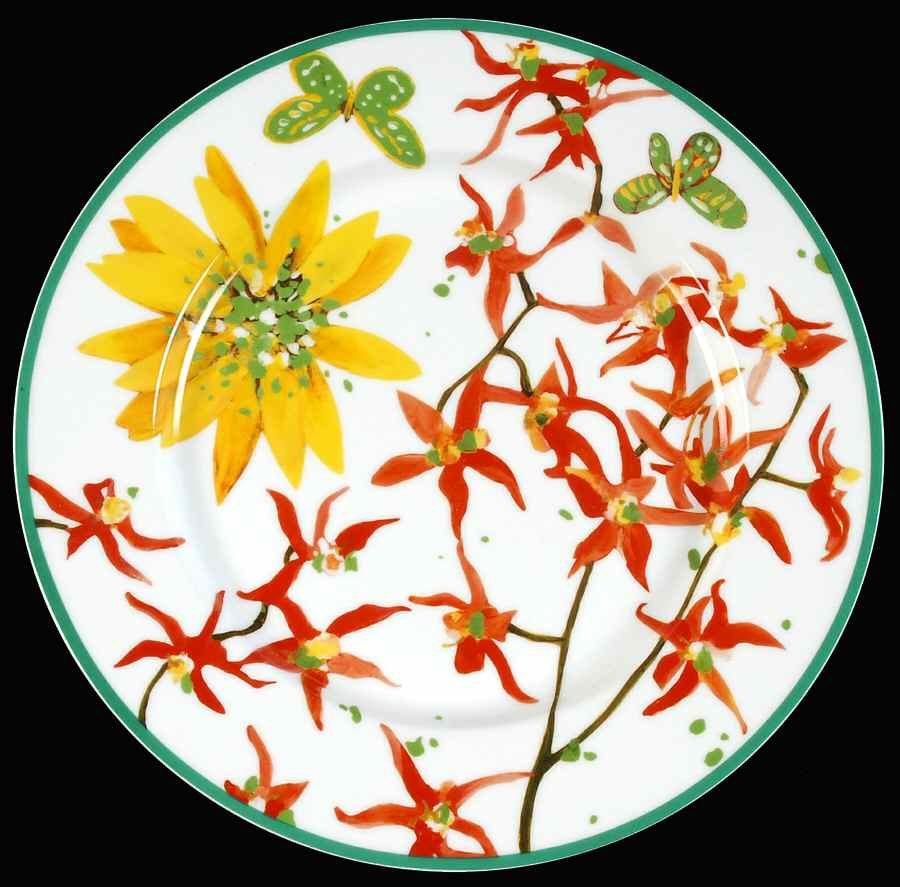 Petals Dinner Plate by Lulu Dk-1