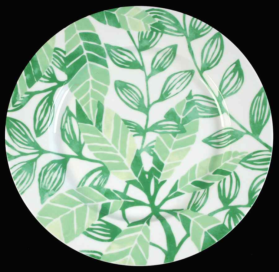 Leaf Dinner Plate by Lulu Dk-1