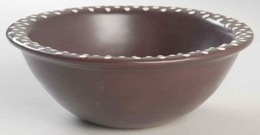 Dots on Rim (Sand on Raisin) 7" Chili Bowl by Luna Garcia-1