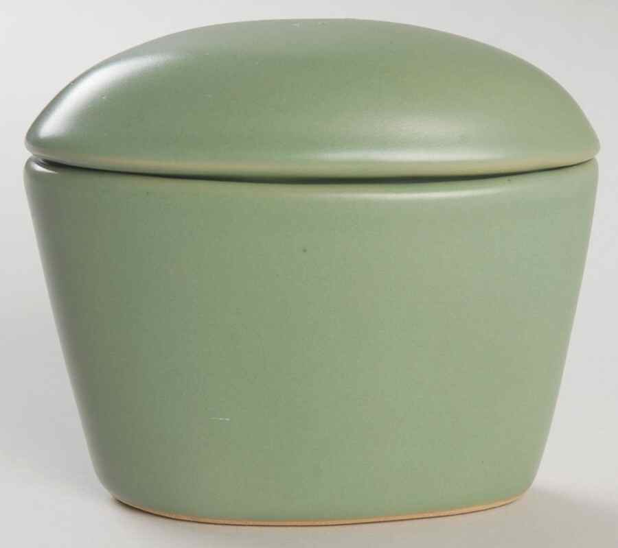 Celadon Sugar Bowl & Lid by Luna Garcia-1